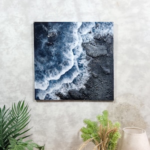 Custom Resin Painting, Large ocean wave resin art, Art Resin sea epoxy art, Beach Resin Art, Coastal wall art, Ocean Epoxy Wall Art